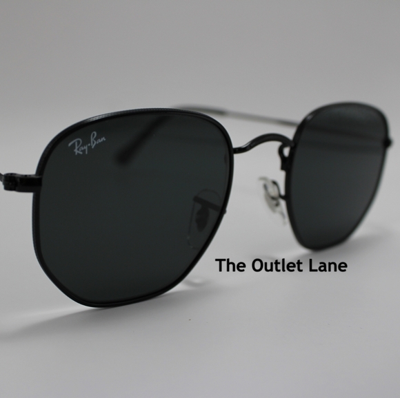 Model Display Ray-Ban Hexagonal Black RB3548N - Picture 5 of 16